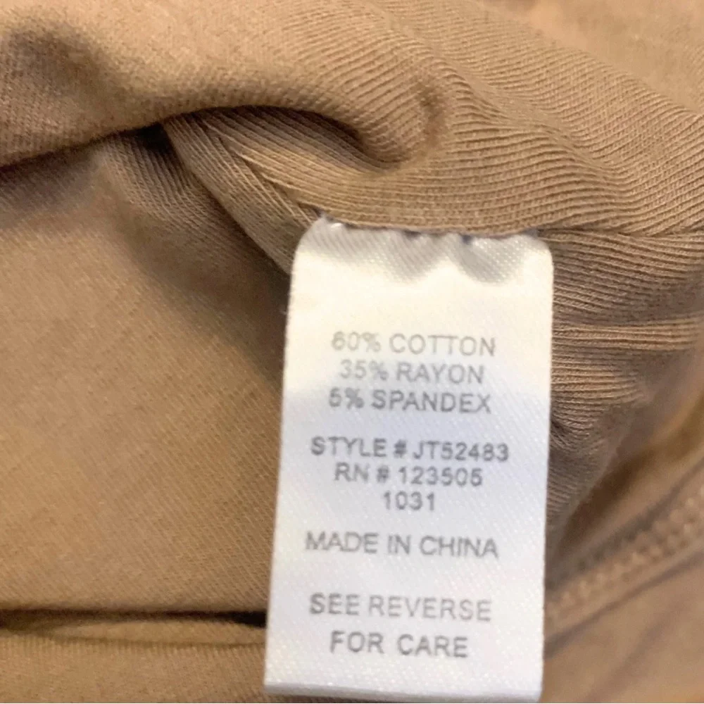 Set of 2 Bodysuit Short Sleeves Size Small Stretch Purple Tan Beige - Picture 6 of 16